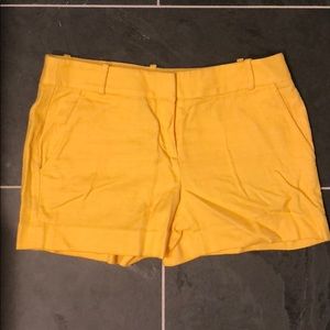 Yellow LOFT shorts